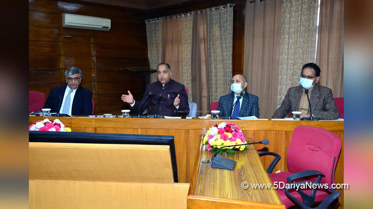 Jai Ram Thakur, Himachal Pradesh, Himachal, Bharatiya Janata Party, BJP, BJP Himachal, Shimla, Chief Minister of Himachal Pradesh, BJP Himachal Pradesh, NABARD, PMGSY, CRIF, Public Works Department