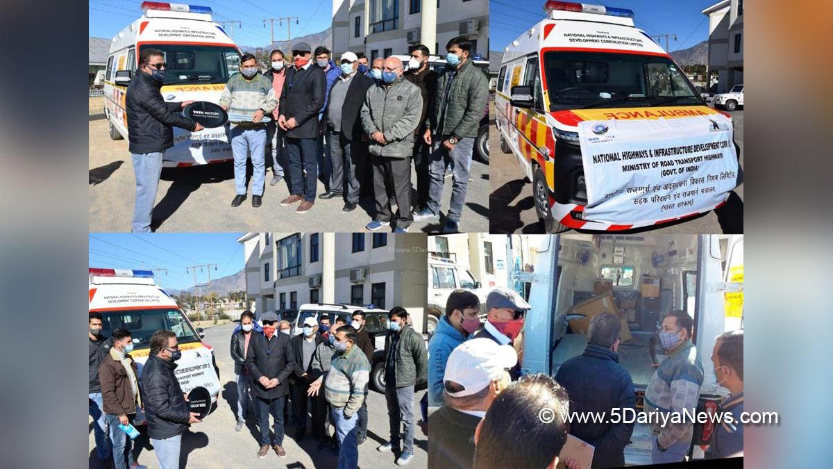 National Highways & Infrastructure Development Corporation Ltd, NHIDCL, DDC Kishtwar, District Development Commissioner Kishtwar, Ashok Sharma, Kishtwar, Kashmir, Jammu And Kashmir, Jammu & Kashmir, Col. Parveen Ahlawat