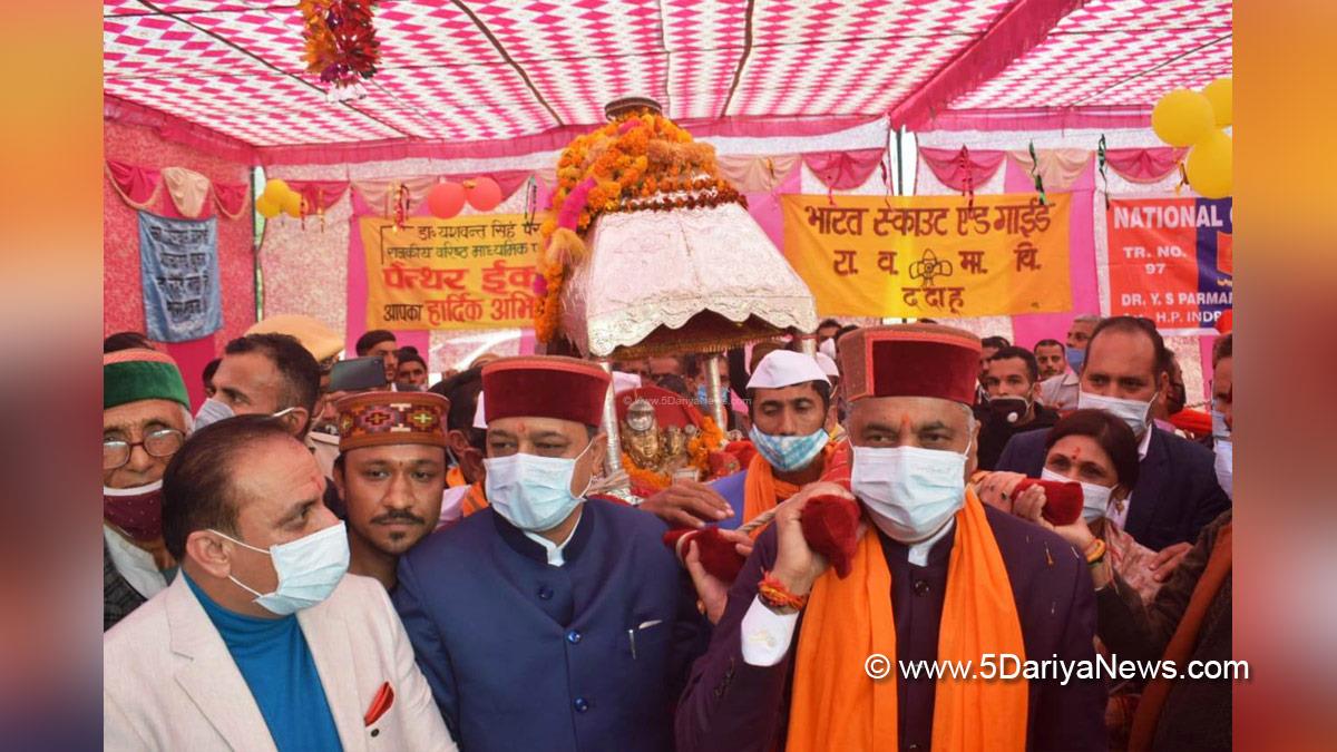 Jai Ram Thakur, Himachal Pradesh, Himachal, Bharatiya Janata Party, BJP, BJP Himachal, Shimla, Chief Minister of Himachal Pradesh, BJP Himachal Pradesh, International Renuka fair, Sirmour, Shri Renuka Ji fair, Renuka, Lord Parshuram, Mata Renuka ji temple