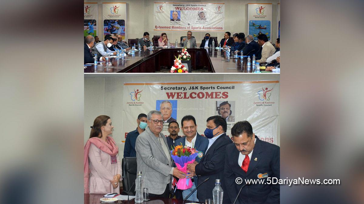 Farooq Ahmad Khan, Advisor, Advisor to Lieutenant Governor, Jammu, Kashmir, Jammu And Kashmir, Jammu & Kashmir, Jammu and Kashmir Sports Associations