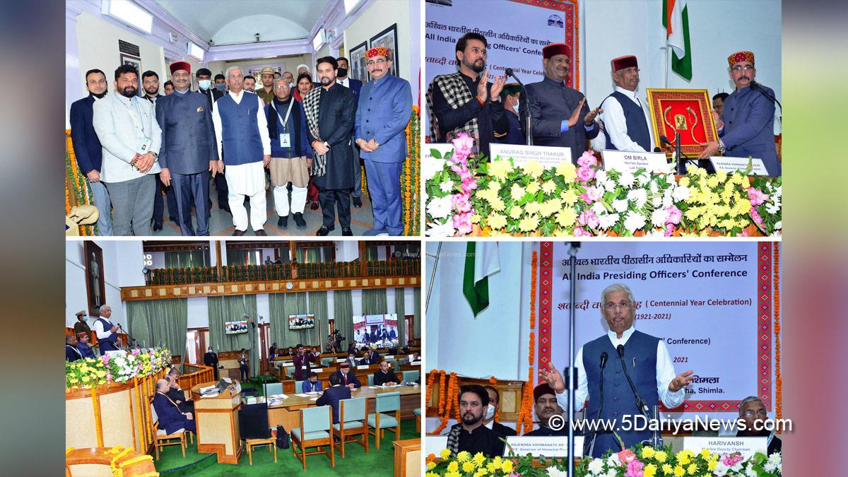 Rajendra Vishwanath Arlekar, Himachal Pradesh, Himachal, Bharatiya Janata Party, BJP, BJP Himachal, Shimla, Raj Bhawan, Om Birla, Anurag Thaku