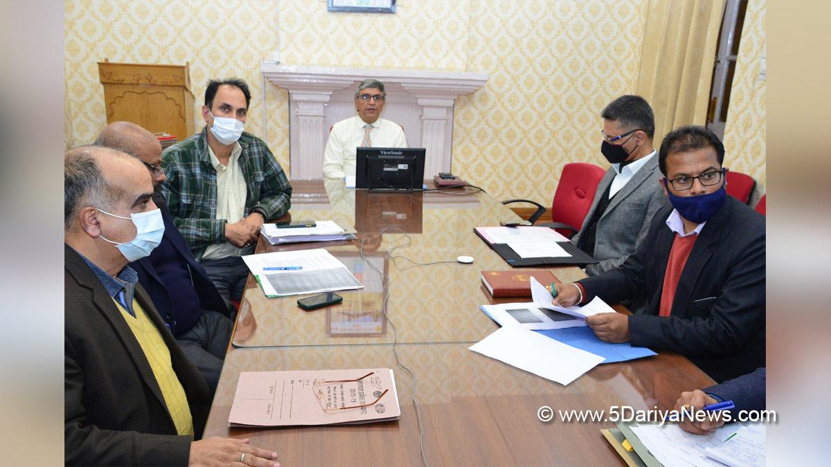 Chief Secretary Himachal Pradesh, Ram Subhag Singh, Himachal Pradesh, Shimla, Chief Secretary Himachal