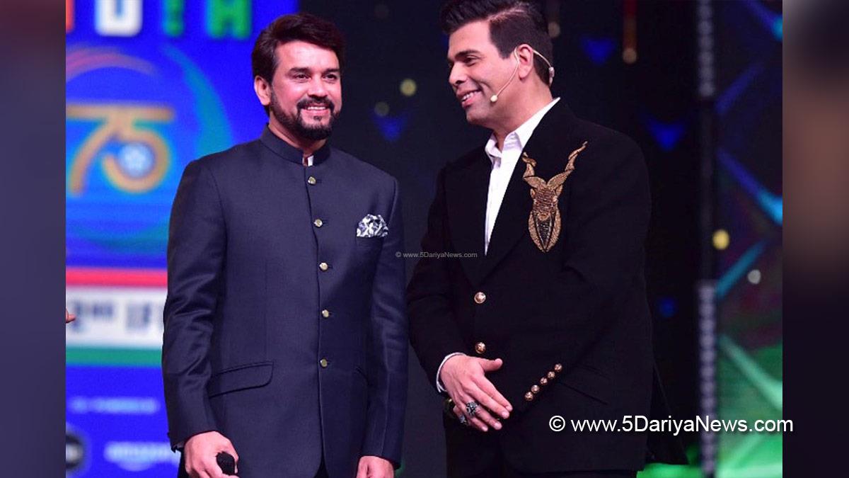 Anurag Thakur, Anurag Singh Thakur, BJP, Bharatiya Janata Party, Minister of Information and Broadcasting, Panaji, 52nd edition of the International Film Festival of India, IFFI