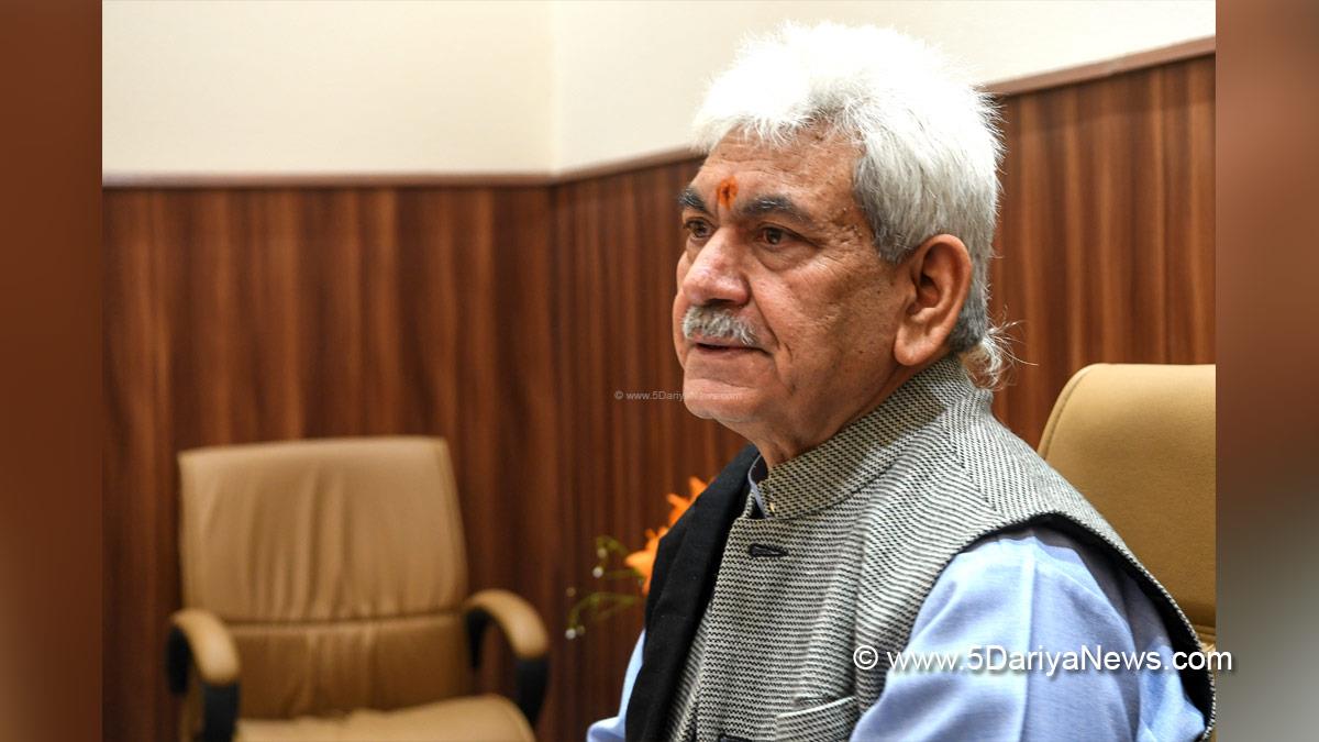 Manoj Sinha, Lieutenant Governor J&K, Raj Bhavan, Jammu, Kashmir, Jammu And Kashmir, Jammu & Kashmir