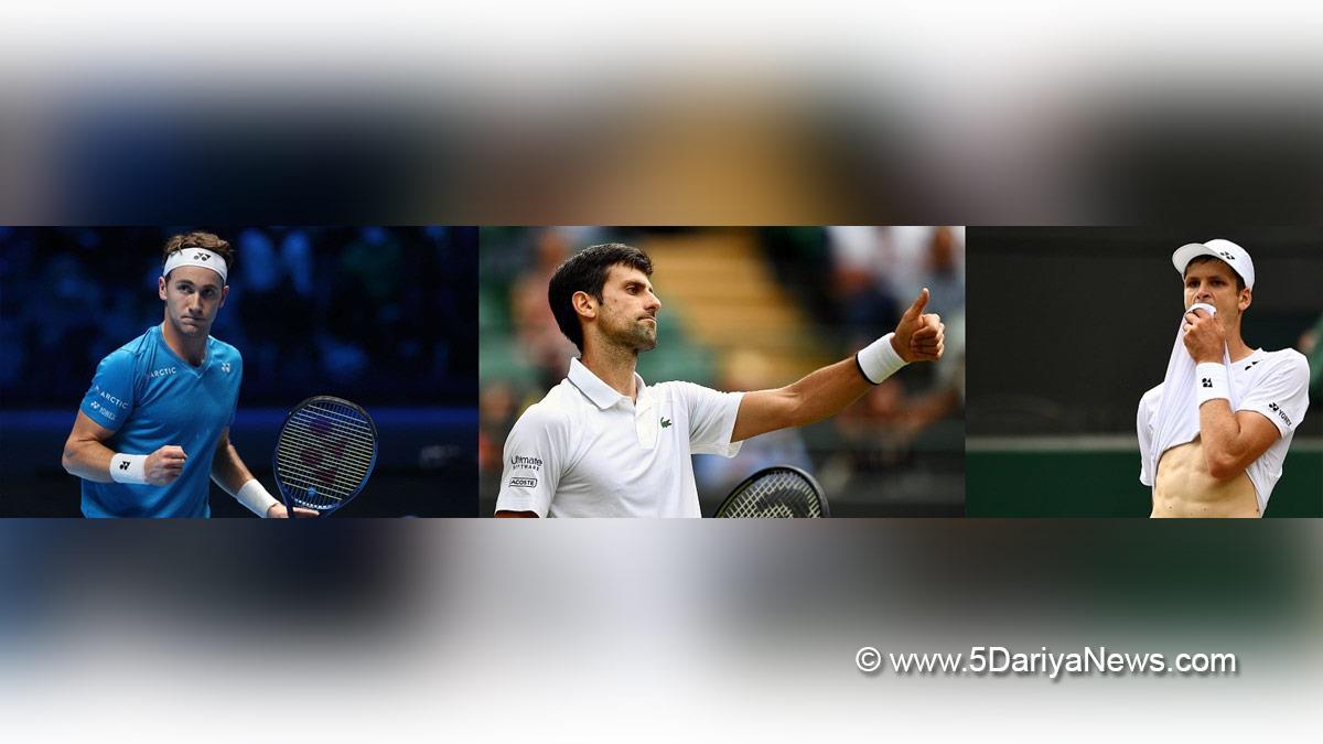 Sports News, Tennis Player, Tennis, Casper Ruud, Norway, Hubert Hurkacz, Poland,  Jannik Sinner, Italy