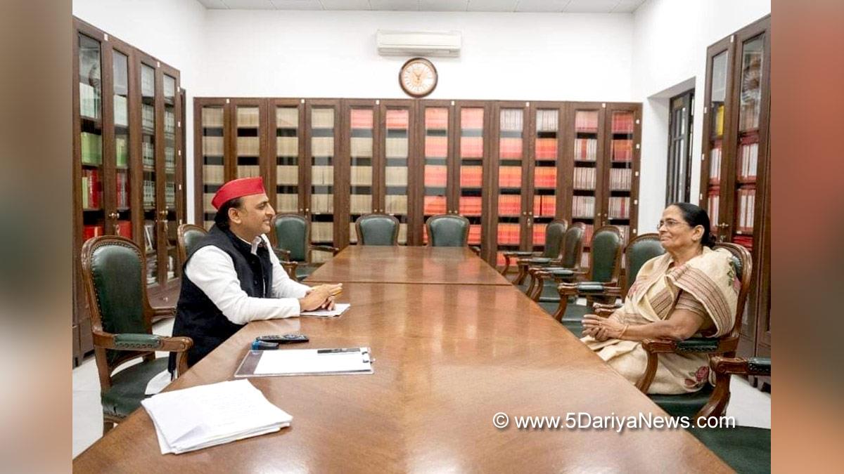 Akhilesh Yadav, Samajwadi Party president Akhilesh Yadav, Lucknow, Uttar Pradesh, krishna Patel