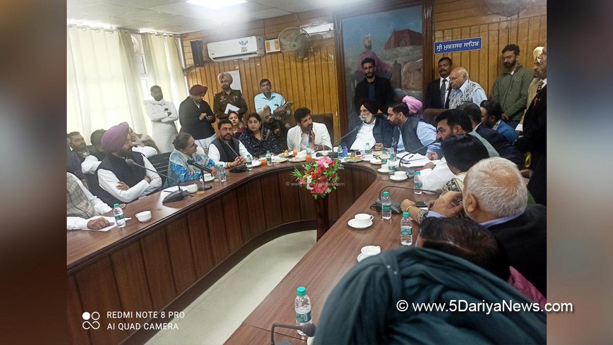 Sukhjinder Singh Randhawa, Punjab Pradesh Congress Committee, Congress, Punjab Government, Government of Punjab, Punjab Congress, Amrinder Singh Raja Warring, Amarinder Singh Raja Warring, Sri Muktsar Sahib