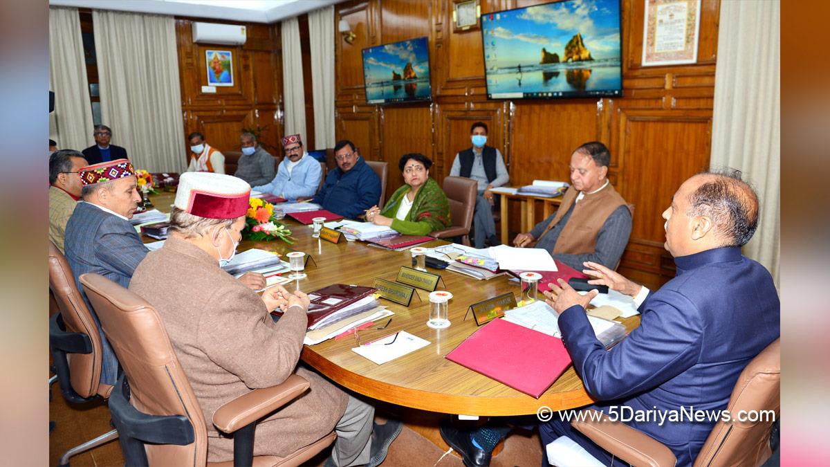 Jai Ram Thakur, Himachal Pradesh, Himachal, Bharatiya Janata Party, BJP, BJP Himachal, Shimla, Chief Minister of Himachal Pradesh, BJP Himachal Pradesh, Cabinet Decision Himachal