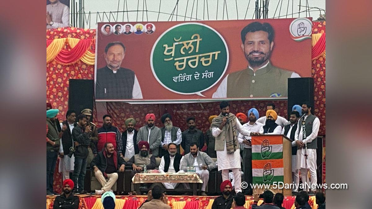 Amrinder Singh Raja Warring, Congress, Punjab Congress, Punjab Transport Minister, Transport Minister of Punjab, Amarinder Singh Raja Warring, Ghanaur, Patiala, Khuli  Charcha Warring De Naal