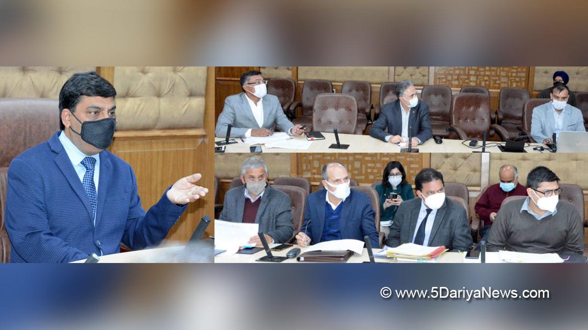 Arun Kumar Mehta, Dr. Arun Kumar Mehta, Kashmir, Jammu And Kashmir, Jammu & Kashmir, Chief Secretary Kashmir, Pradhan Mantri Gram Sadak Yojana, PMGSY