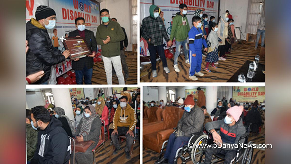 DDC Anantnag, Deputy Commissioner, Dr Piyush Singla, Anantnag, Dr Piyush Singla, Kashmir, Jammu And Kashmir, Jammu & Kashmir, World Disability Day