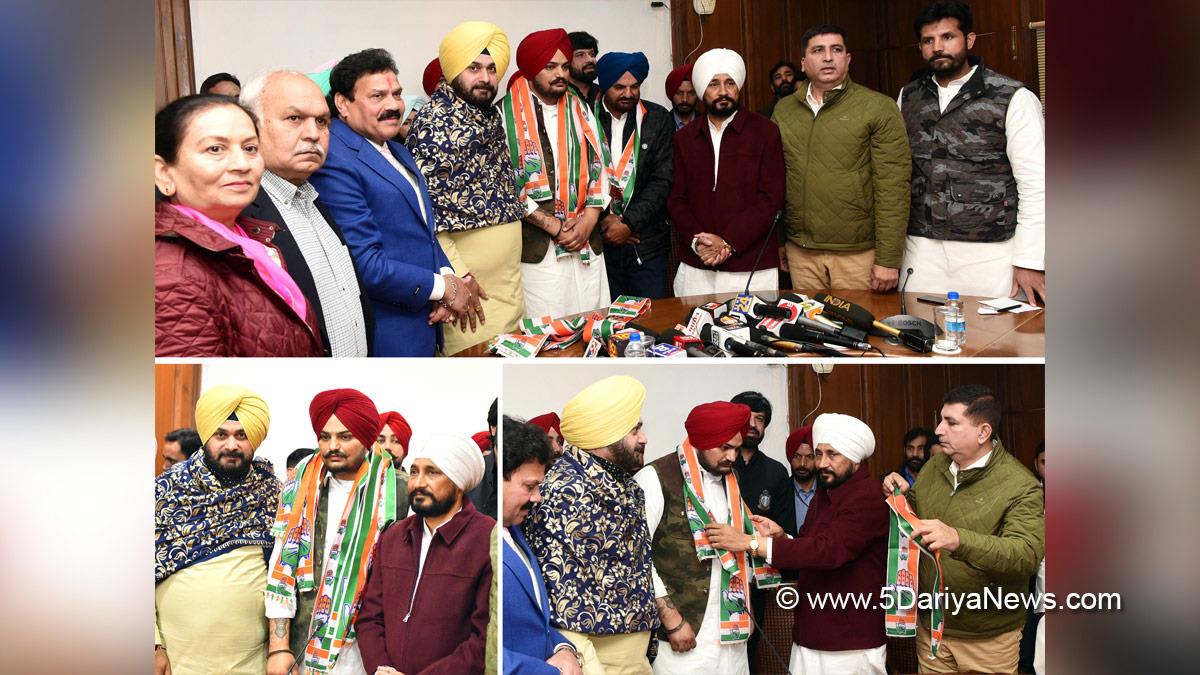 Charanjit Singh Channi, Punjab Pradesh Congress Committee, Congress, Punjab Congress, Government of Punjab, Punjab Government, Punjab, Chief Minister Of Punjab, Sidhu  Moosewala, Navjot Singh Sidhu