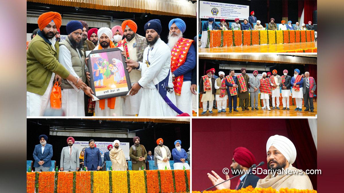 Charanjit Singh Channi, Punjab Pradesh Congress Committee, Congress, Punjab Congress, Government of Punjab, Punjab Government, Punjab, Chief Minister Of Punjab, Navjot  Singh Sidhu, Amritsar, Gurjeet Singh Aujla, Guru Nanak Dev University, Prof. Jaspal Singh Sandhu, GNDU