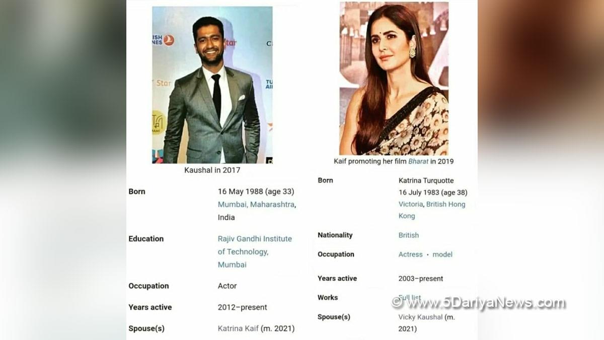Katrina Kaif, Vicky Kaushal, Bollywood, Entertainment, Mumbai, Actor, Cinema, Hindi Films, Movie, Mumbai News, KatVic, KatVic Wedding