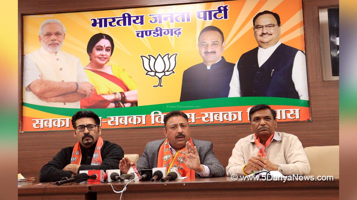 Ravikant Sharma, BJP Chandigarh, Bharatiya Janata Party, BJP, Mayor Ravikant Sharma, Municipal Corporation Chandigarh, Kamalam