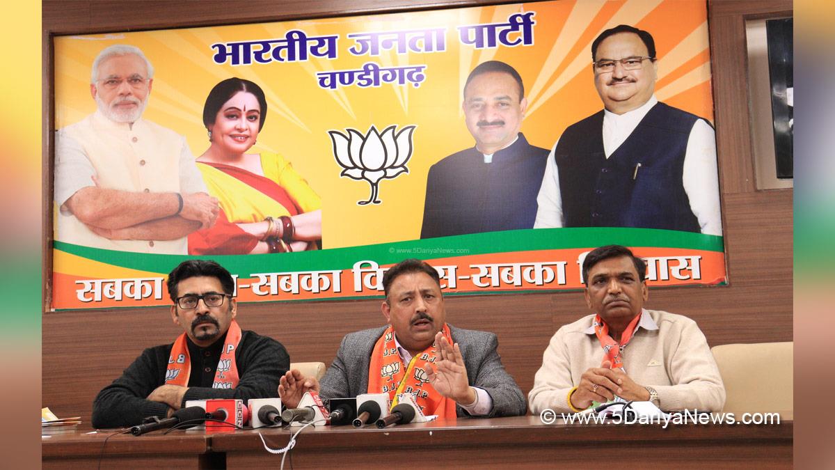 Ravikant Sharma, BJP Chandigarh, Bharatiya Janata Party, BJP, Mayor Ravikant Sharma, Municipal Corporation Chandigarh, Kamalam