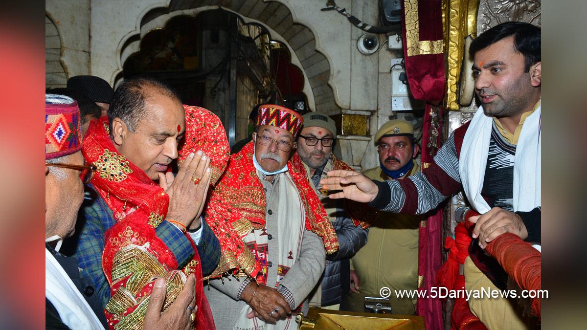 Jai Ram Thakur, Himachal Pradesh, Himachal, Bharatiya Janata Party, BJP, BJP Himachal, Shimla, Chief Minister of Himachal Pradesh, BJP Himachal Pradesh, Chintpurni Temple, Chintpurni, Una, Mata Sri Chintpurni temple