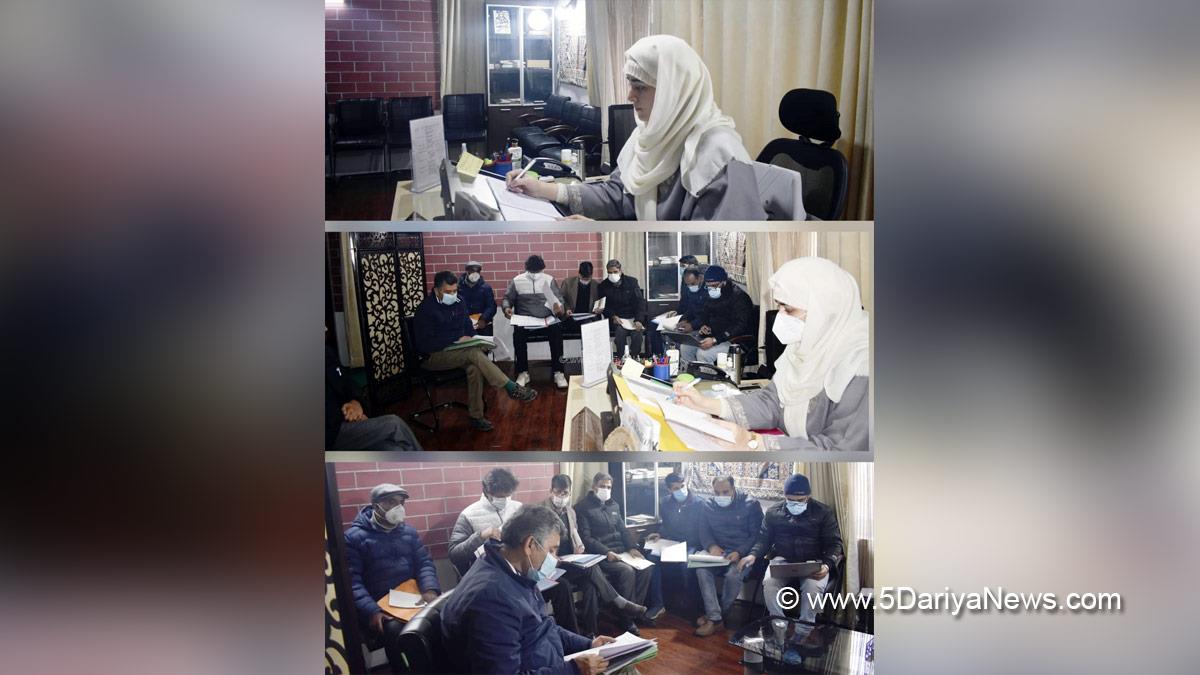 Dr. Syed Sehrish Asgar, Mission Director Jammu & Kashmir Rural Livelihoods Mission, JKRLM, Srinagar, Kashmir, Jammu And Kashmir, Jammu & Kashmir, Rashtriya Uchchtar Shiksha Abhiyan, RUSA