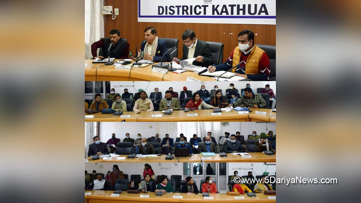 DDC Kathua, District Development Commissioner Kathua, Rahul Yadav, Kathua, Kashmir, Jammu And Kashmir, Jammu & Kashmir, Mahan Singh 