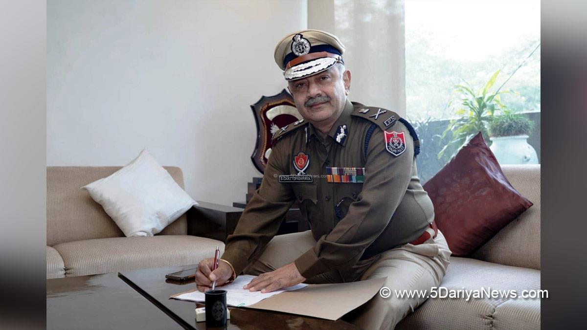 Siddharth Chattopadhyaya, Punjab Police, Police, Punjab Admin, Director General of Police Punjab, DGP Punjab