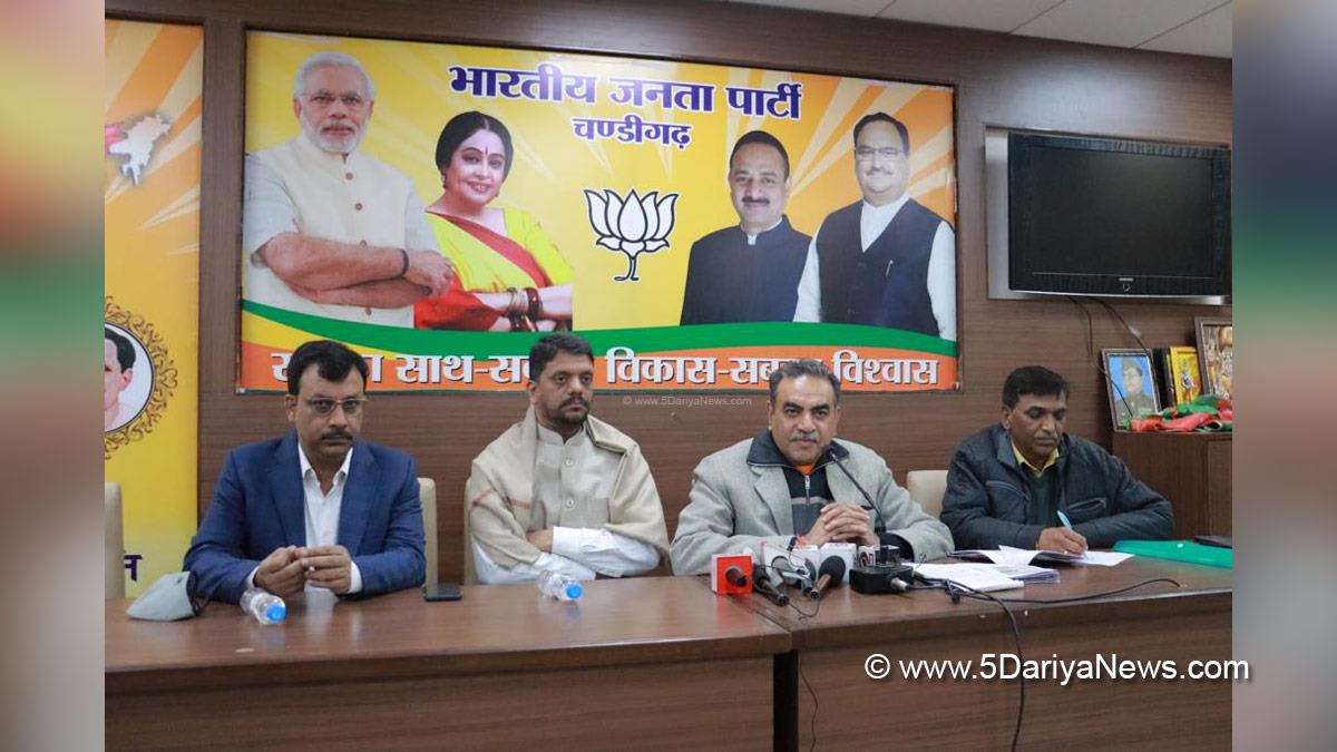 Sanjay Tondon, Arun Sood, Bharatiya Janata Party, BJP, Kamalam, BJP Chandigarh