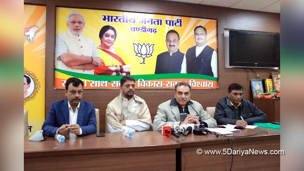 Sanjay Tondon, Arun Sood, Bharatiya Janata Party, BJP, Kamalam, BJP Chandigarh