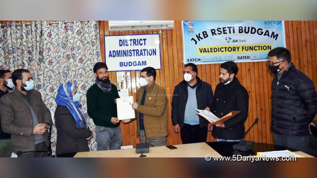 Deputy Commissioner Budgam, DC Budgam, Shahbaz Ahmad Mirza, Budgam, Kashmir, Jammu And Kashmir, Jammu & Kashmir, J&K Rural Employment Generation Programme,JKREGP