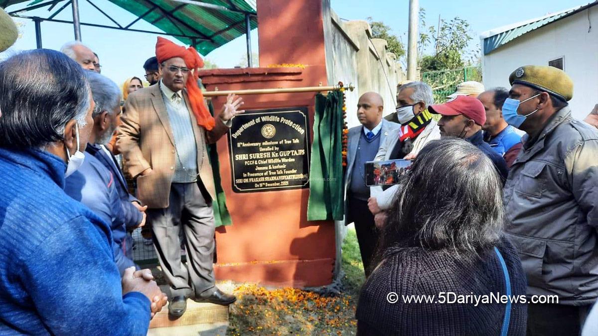 Wildlife Department , Jammu, Kashmir, Jammu And Kashmir, Jammu & Kashmir, Department of Wildlife Protection, Tree Talk Campaign, Suresh Kumar Gupta