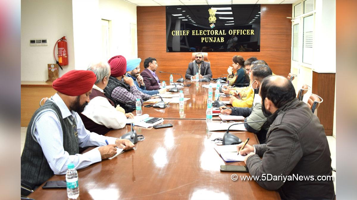 Punjab Election-2022, Punjab Election, Election Commision Punjab, ECI, Punjab Assembly Elections 2022, Election Commission of India, Chief Electoral Officer Punjab, Dr S Karuna Raju, Additional CEO Amandeep Kaur