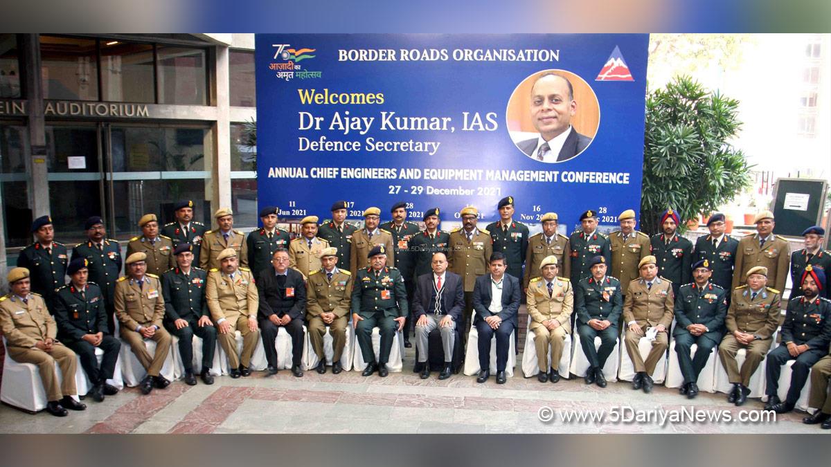 Defence Secretary inaugurates BRO Annual Chief Engineers & Equipment Management Conference in New Delhi
