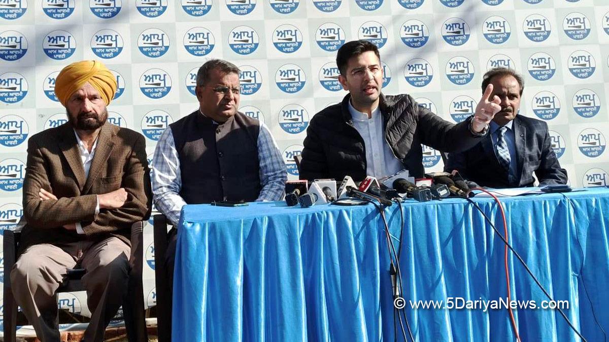 Raghav Chadha, AAP, Aam Aadmi Party, AAP Punjab, Neel Garg, Pradeep Chhabra, Prem Garg, Chandramukhi Sharma, Harmohan Dhawan, AAP Punjab, Aam Aadmi Party Punjab