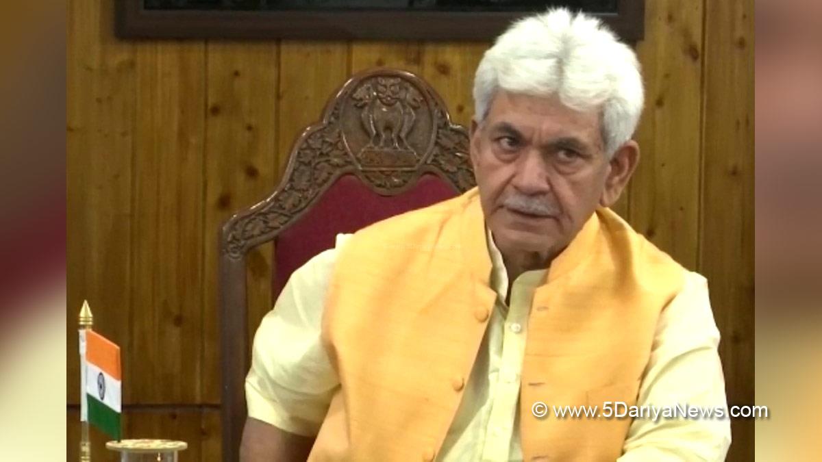 Manoj Sinha, Lieutenant Governor J&K, Raj Bhavan, Jammu, Srinagar, Kashmir, Jammu And Kashmir, Jammu & Kashmir