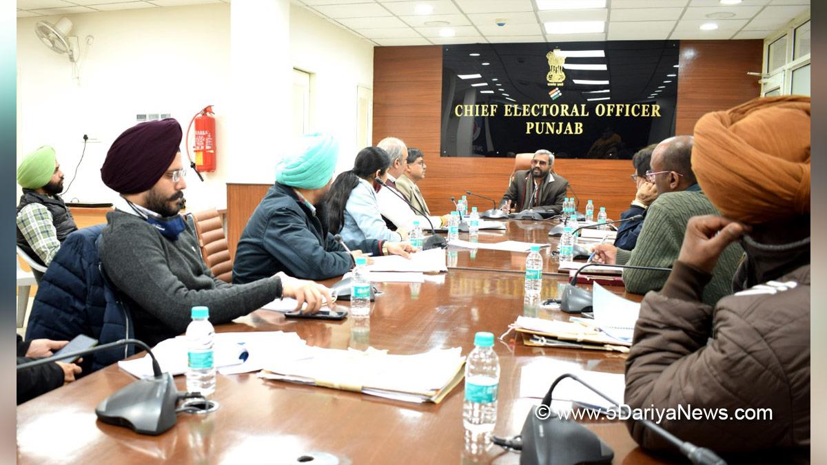 Punjab Election-2022, Punjab Election, Election Commision Punjab, ECI, Punjab Assembly Elections 2022, Election Commission of India, Chief Electoral Officer Punjab, Dr S  Karuna Raju