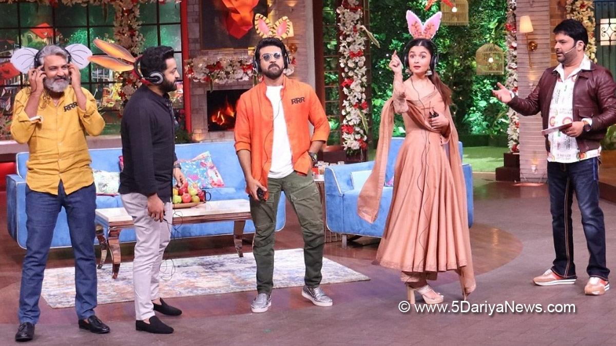 TV, Television, Entertainment, Mumbai, Actor, Actress, Mumbai News, Tollywood, Entertainment, Actor, Actress, Cinema, Movie, Telugu Films, Alia Bhatt, Bollywood, Entertainment, Mumbai, Actress, Cinema, Hindi Films, Movie, Mumbai News, Heroine, Jr NTR and Ram Charan, RRR, S S Rajamouli, The Kapil Sharma Show