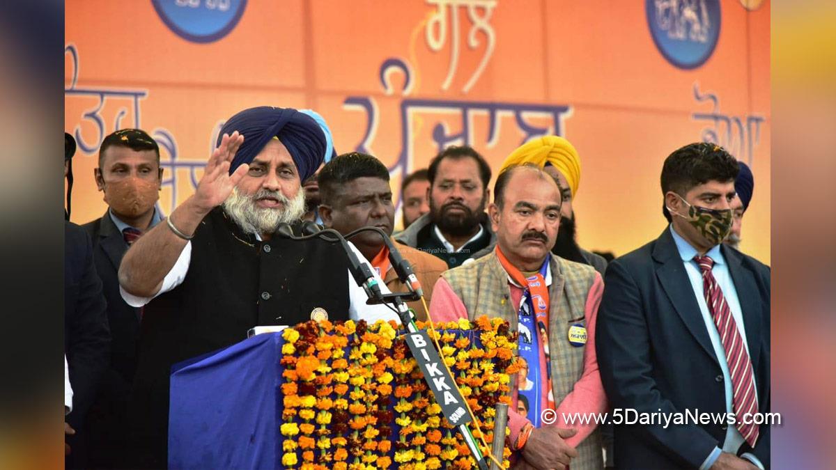 Sukhbir Singh Badal, Shiromani Akali Dal, SAD, Akali Dal, Bhoa, Pathankot, Rakesh Kumar Majotra