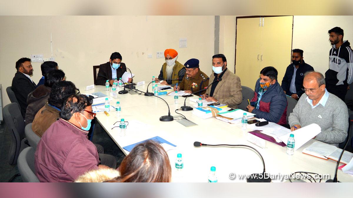 DC Pathankot, Deputy Commissioner Pathankot, Sanyam Aggarwal, Pathankot