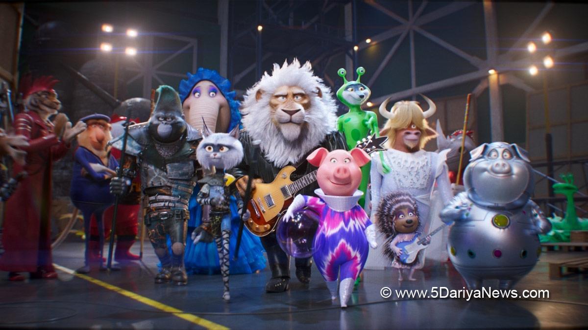 Review, Bollywood, Entertainment, Mumbai, Actress, Actor, Mumbai News, Matthew McConaughey, Reese Witherspoon, Scarlett Johansson, Taron Egerton, Seth MacFarlane, Tori Kelly, Nick Kroll, Bobby Cannavale, Halsey, Pharrell Williams, Chelsea Peretti, Letitia Wright and Eric Andre