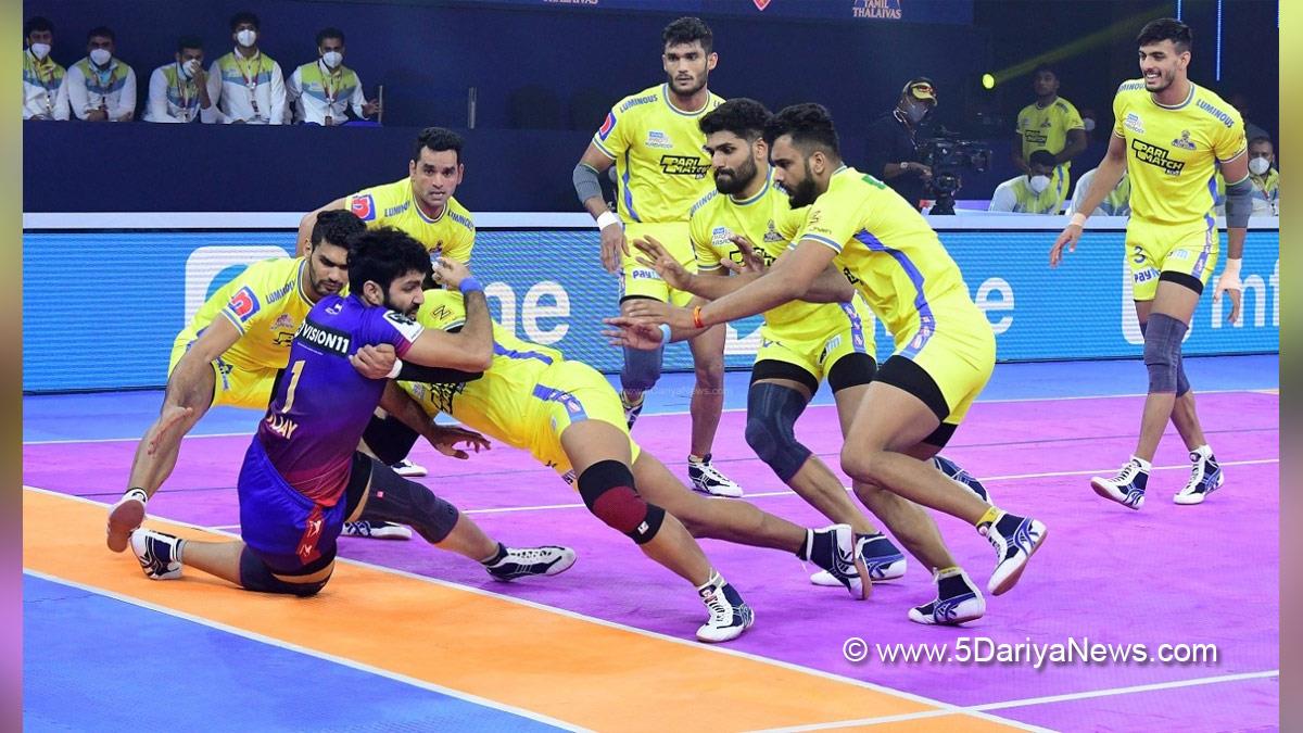 Sports News, Pro Kabaddi League, Kabaddi, Dabang Delhi, Tamil Thalaivas