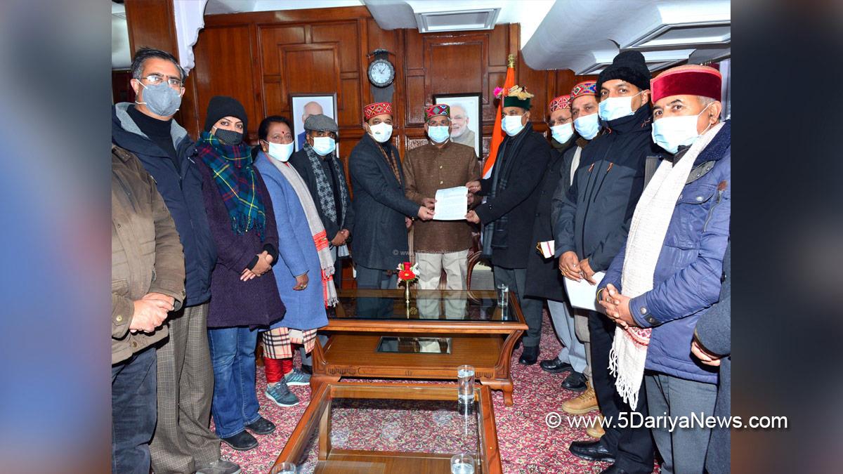 Jai Ram Thakur, Himachal Pradesh, Himachal, Bharatiya Janata Party, BJP, BJP Himachal, Shimla, Chief Minister of Himachal Pradesh, BJP Himachal Pradesh, Suresh Kashyap,  Rajendra Vishwanath Arlekar
