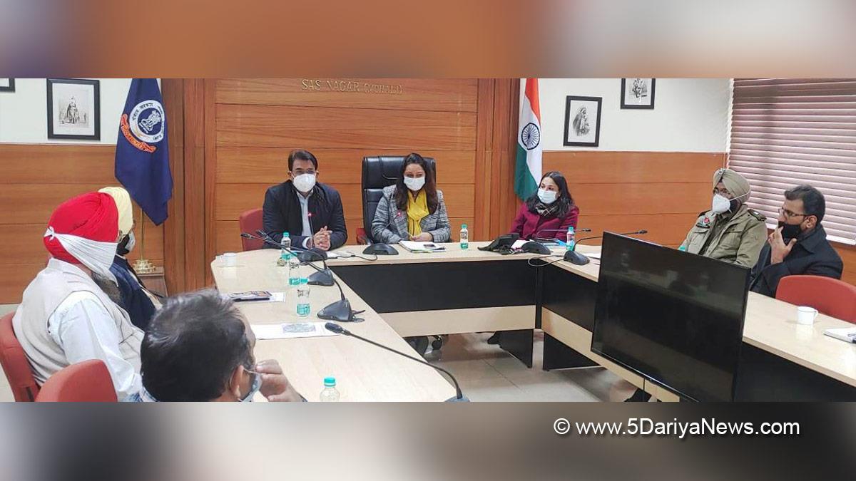 DC Mohali, Isha Kalia, Deputy Commissioner Mohali, S.A.S. Nagar, S.A.S. Nagar Mohali, Mohali, Sahibzada Ajit Singh Nagar