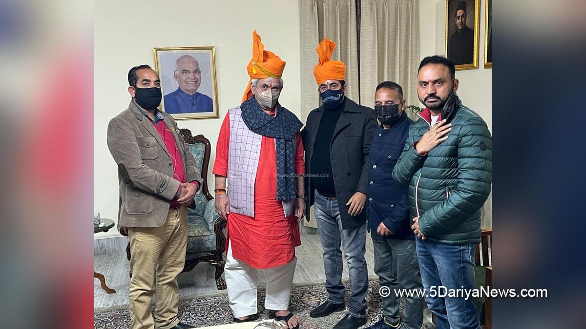 Manoj Sinha, Lieutenant Governor J&K, Raj Bhavan, Jammu, Srinagar, Kashmir, Jammu And Kashmir, Jammu & Kashmir, Yuva Rajput Sabha, Maharaja Hari Singh