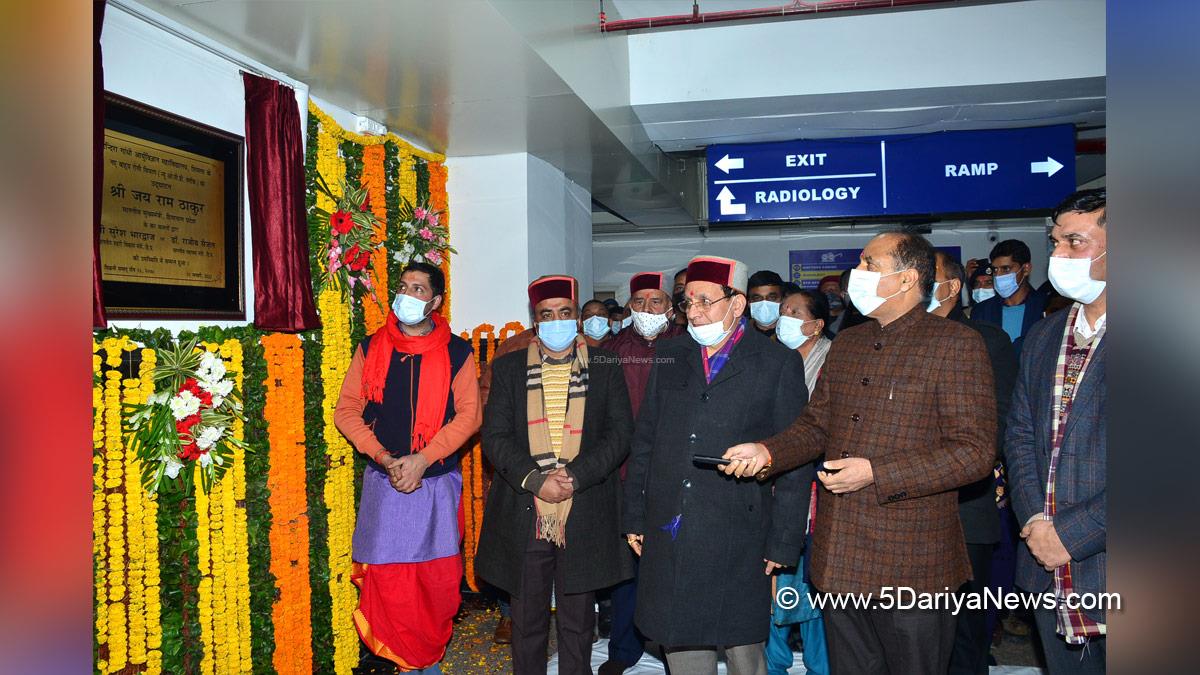 Jai Ram Thakur, Himachal Pradesh, Himachal, Bharatiya Janata Party, BJP, BJP Himachal, Shimla, Chief Minister of Himachal Pradesh, BJP Himachal Pradesh, Suresh Bhardwaj, Dr. Rajiv Saizal, Indira Gandhi Medical College Shimla, Mukhya Mantri HIMCARE, IGMC