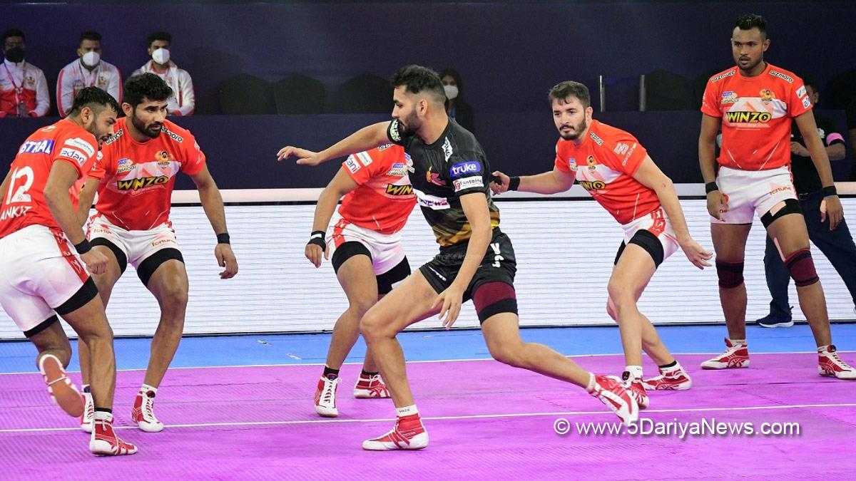 Sports News, Pro Kabaddi League, Kabaddi, Gujarat Giants, Telugu Titans
