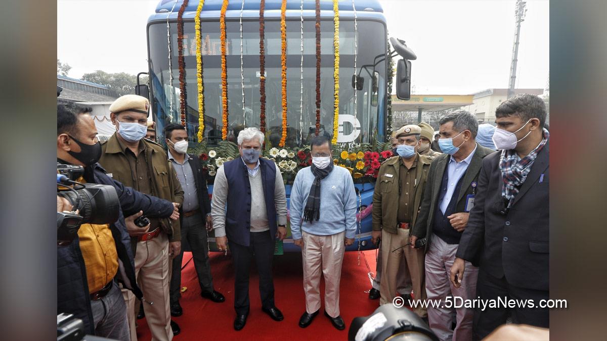 Arvind Kejriwal, AAP, Aam Aadmi Party, Chief Minister, Electric Buses 