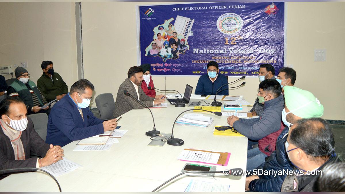 DC Pathankot, Deputy Commissioner Pathankot, Sanyam Aggarwal, Pathankot, National Voters Day