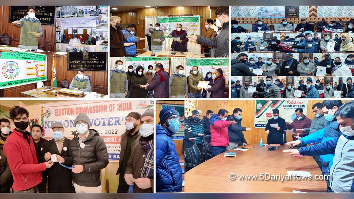 12th National Voters Day, Srinagar, Kashmir, Jammu And Kashmir, Jammu & Kashmir, National Voters Day