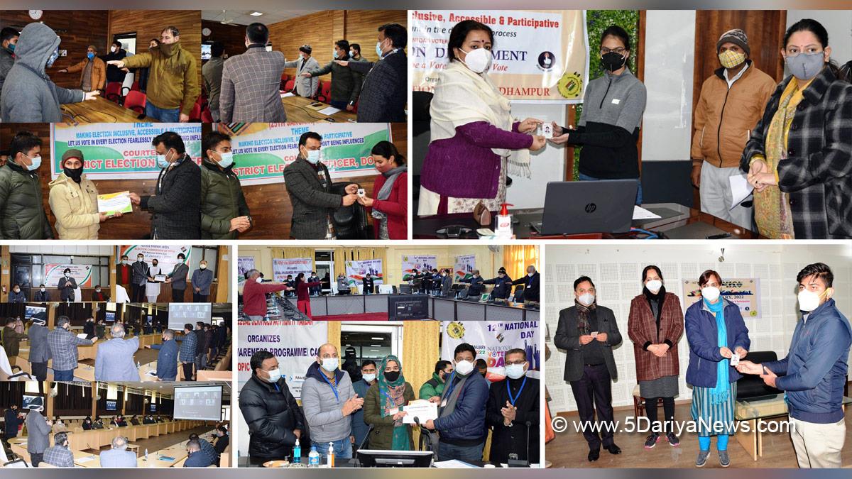 12th National Voters Day, Srinagar, Kashmir, Jammu And Kashmir, Jammu & Kashmir, National Voters Day