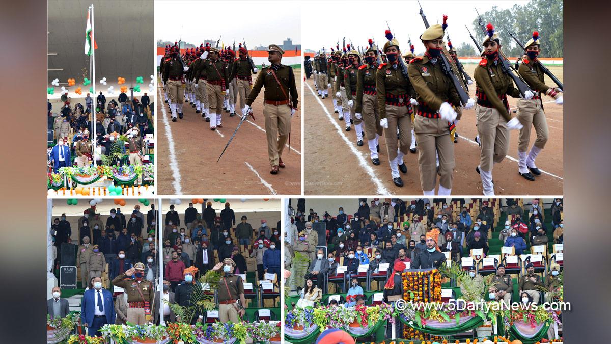 DC Pathankot, Deputy Commissioner Pathankot, Sanyam Aggarwal, Pathankot, #RepublicDay, #26january, Republic Day, 73rd Republic Day, 73rd Republic Day of India, 26 january