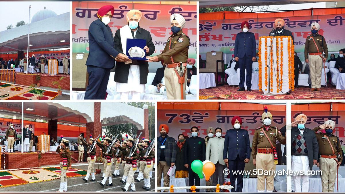 Sukhbinder Singh Sarkaria, Punjab Congress, Government of Punjab, Punjab Government, Punjab, DC Tarntaran, Kulwant Singh, Tarntaran, Deputy Commissioner Tarntaran, #RepublicDay, #26january, Republic Day, 73rd Republic Day, 73rd Republic Day of India, 26 january