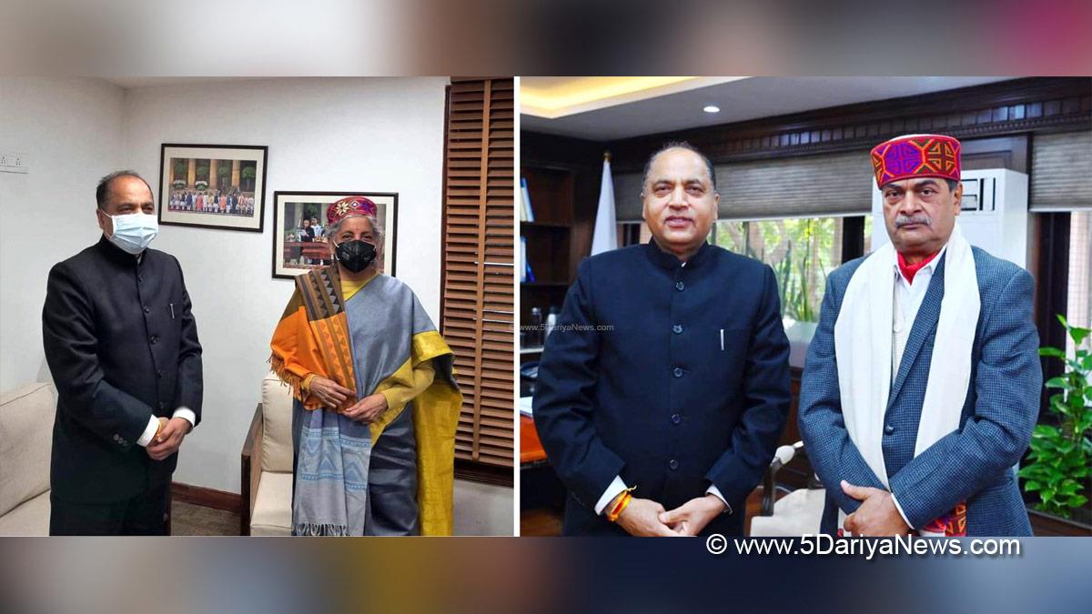 Jai Ram Thakur, Himachal Pradesh, Himachal, Bharatiya Janata Party, BJP, BJP Himachal, Shimla, Chief Minister of Himachal Pradesh, BJP Himachal Pradesh, Nirmala Sitharaman, R.K. Singh